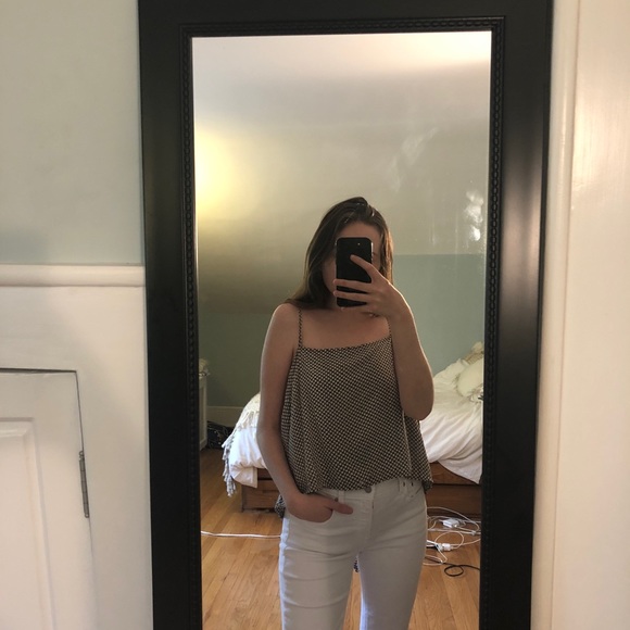 Draped Back Spaghetti Strap Top - Picture 2 of 6